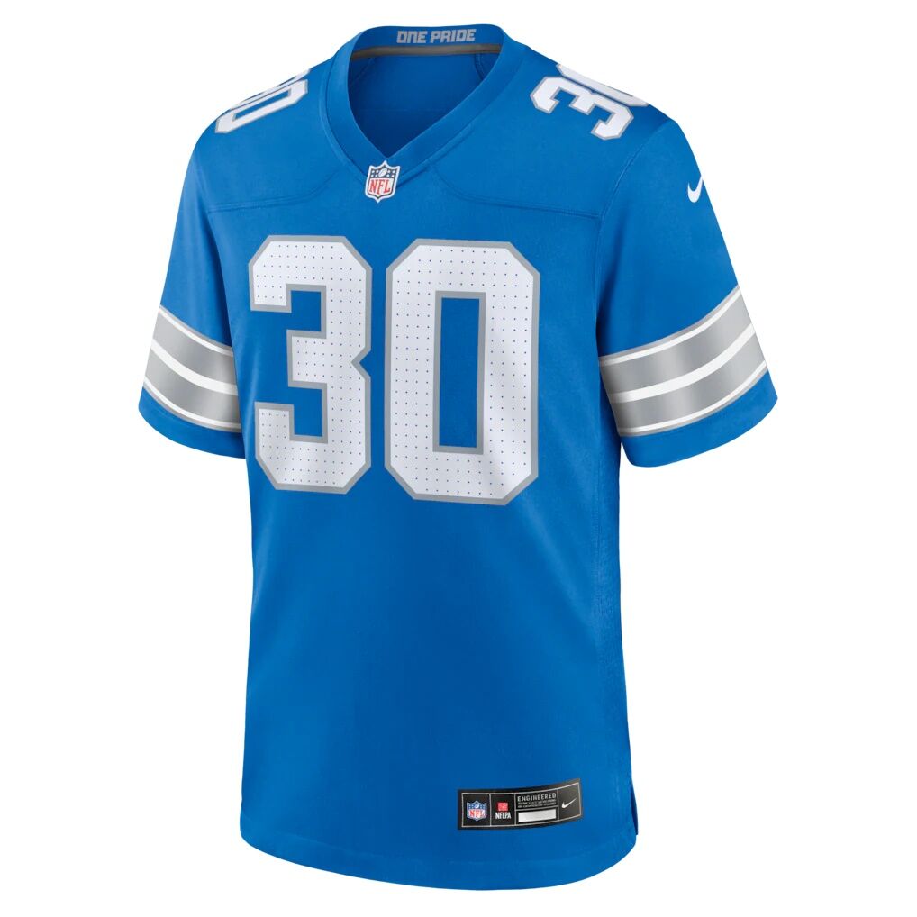 Khalil Dorsey Detroit Lions Nike Team Game Jersey