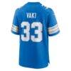 Sione Vaki Detroit Lions Nike Team Game Jersey - Blue - Detail View