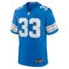 Sione Vaki Detroit Lions Nike Team Game Jersey - Blue - Side View