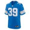 Jake Bates Detroit Lions Nike Team Game Jersey - Blue - Side View