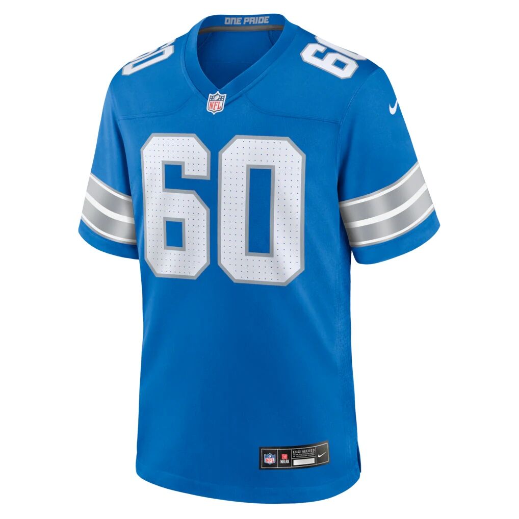 Graham Glasgow Detroit Lions Nike Team Game Jersey
