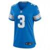 Jack Fox Detroit Lions Nike Women's Team Game Jersey - Blue - Side View