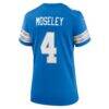 Emmanuel Moseley Detroit Lions Nike Women's Team Game Jersey - Blue - Detail View