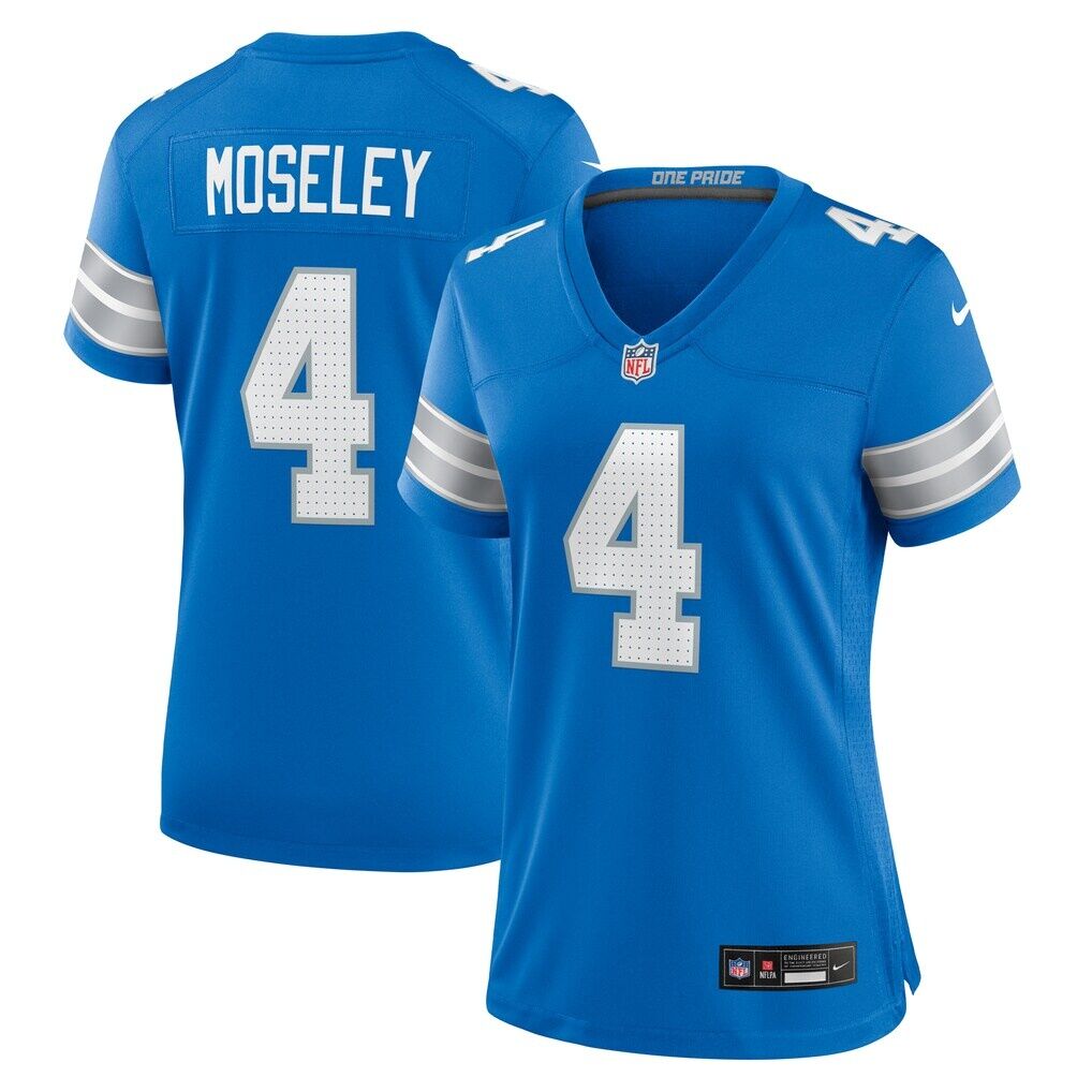 Emmanuel Moseley Detroit Lions Nike Women's Team Game Jersey