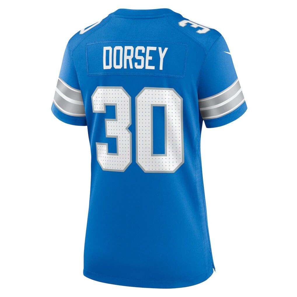 Khalil Dorsey Detroit Lions Nike Women's Team Game Jersey