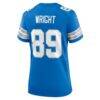Brock Wright Detroit Lions Nike Women's Team Game Jersey - Blue - Detail View