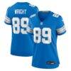 Brock Wright Detroit Lions Nike Women's Team Game Jersey - Blue - Front View