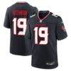 Xavier Hutchinson Houston Texans Nike Team Game Jersey - Navy - Front View