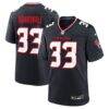 Dare Ogunbowale Houston Texans Nike Team Game Jersey - Navy - Front View