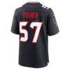 Blake Fisher Houston Texans Nike Team Game Jersey - Navy - Detail View
