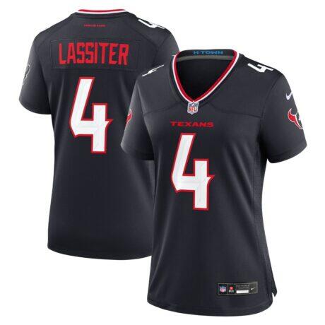 Kamari Lassiter Houston Texans Nike Women's Team Game Jersey - Navy - Front View