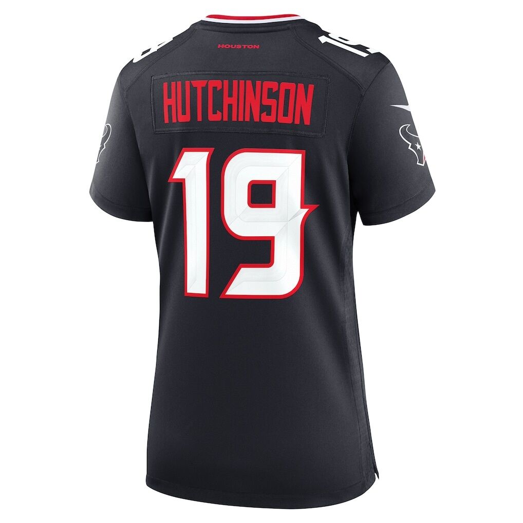 Xavier Hutchinson Houston Texans Nike Women's Team Game Jersey