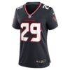 M.J. Stewart Houston Texans Nike Women's Team Game Jersey - Navy - Side View