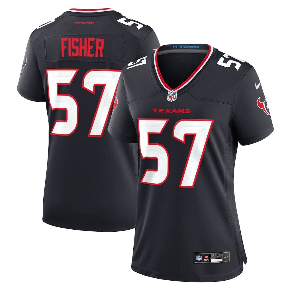 Blake Fisher Houston Texans Nike Women's Team Game Jersey