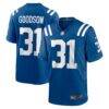 Tyler Goodson Indianapolis Colts Nike Game Jersey - - Front View