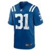 Tyler Goodson Indianapolis Colts Nike Game Jersey - - Side View
