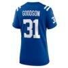 Tyler Goodson Indianapolis Colts Nike Women's Game Jersey - - Detail View