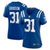 Tyler Goodson Indianapolis Colts Nike Women's Game Jersey - - Front View