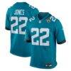 Jarrian Jones Jacksonville Jaguars Nike Team Game Jersey - Teal - Front View