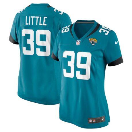 Cam Little Jacksonville Jaguars Nike Women's Game Jersey - Teal - Front View