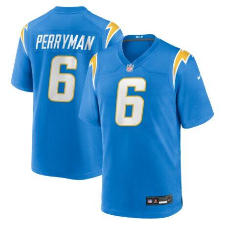 Denzel Perryman Los Angeles Chargers Nike Team Game Jersey - - Front View