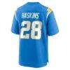 Hassan Haskins Los Angeles Chargers Nike Team Game Jersey - - Detail View