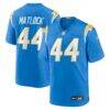 Scott Matlock Los Angeles Chargers Nike Team Game Jersey - - Front View