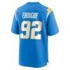 Justin Eboigbe Los Angeles Chargers Nike Team Game Jersey - - Detail View
