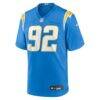 Justin Eboigbe Los Angeles Chargers Nike Team Game Jersey - - Side View