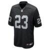 Dylan Laube Las Vegas Raiders Nike Team Game Jersey - Black - Side View