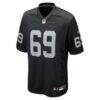 Adam Butler Las Vegas Raiders Nike Team Game Jersey - Black - Side View