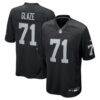 DJ Glaze Las Vegas Raiders Nike Team Game Jersey - Black - Front View