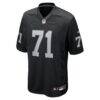 DJ Glaze Las Vegas Raiders Nike Team Game Jersey - Black - Side View