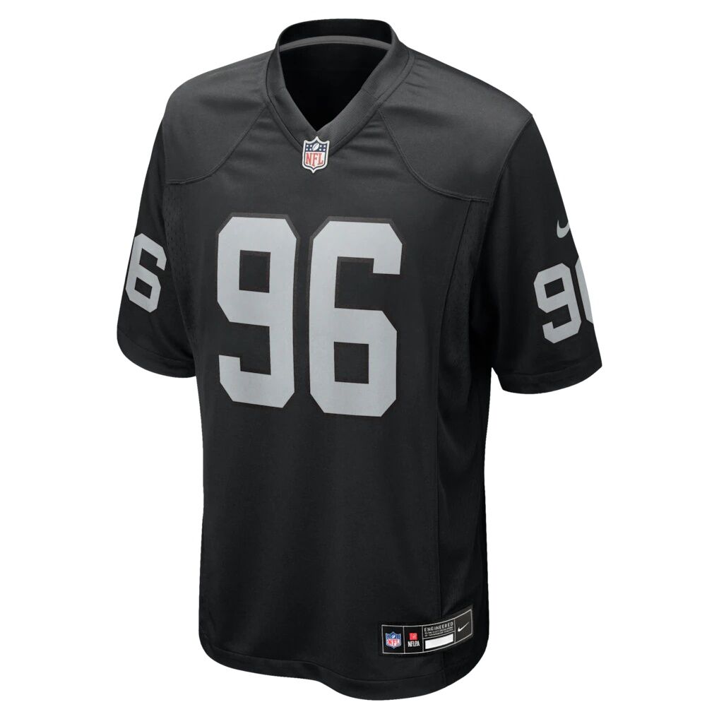Jonah Laulu Las Vegas Raiders Nike Team Game Jersey