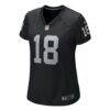 Jack Jones Las Vegas Raiders Nike Women's Game Jersey - Black - Side View