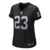 Dylan Laube Las Vegas Raiders Nike Women's Game Jersey - Black - Side View