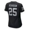 Decamerion Richardson Las Vegas Raiders Nike Women's Game Jersey - Black - Detail View