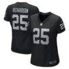 Decamerion Richardson Las Vegas Raiders Nike Women's Game Jersey - Black - Front View
