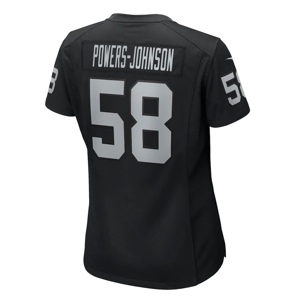 Jackson Powers-Johnson Las Vegas Raiders Nike Women's  Game Jersey