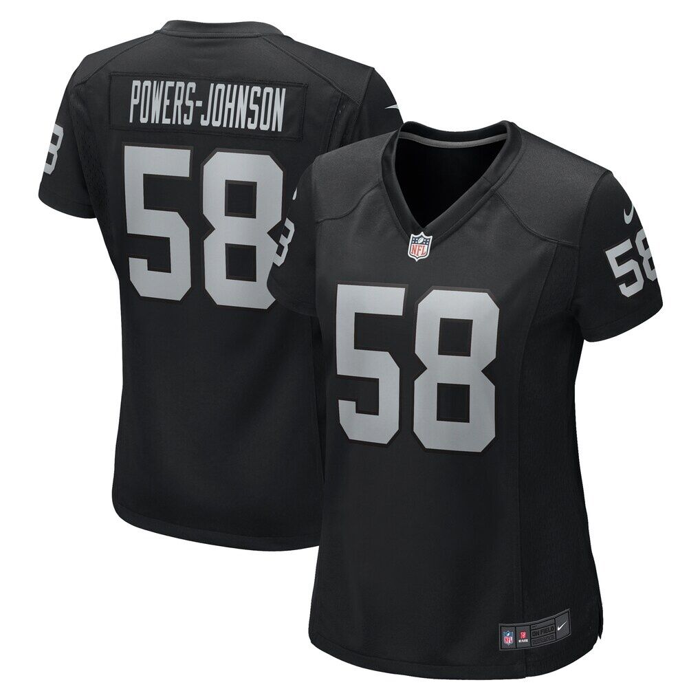 Jackson Powers-Johnson Las Vegas Raiders Nike Women's  Game Jersey