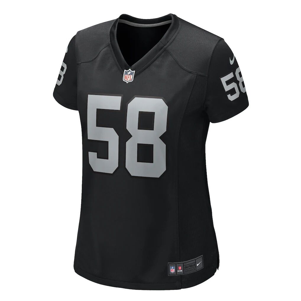 Jackson Powers-Johnson Las Vegas Raiders Nike Women's  Game Jersey