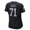 DJ Glaze Las Vegas Raiders Nike Women's Game Jersey - Black - Detail View