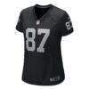 Michael Mayer Las Vegas Raiders Nike Women's Game Jersey - Black - Side View