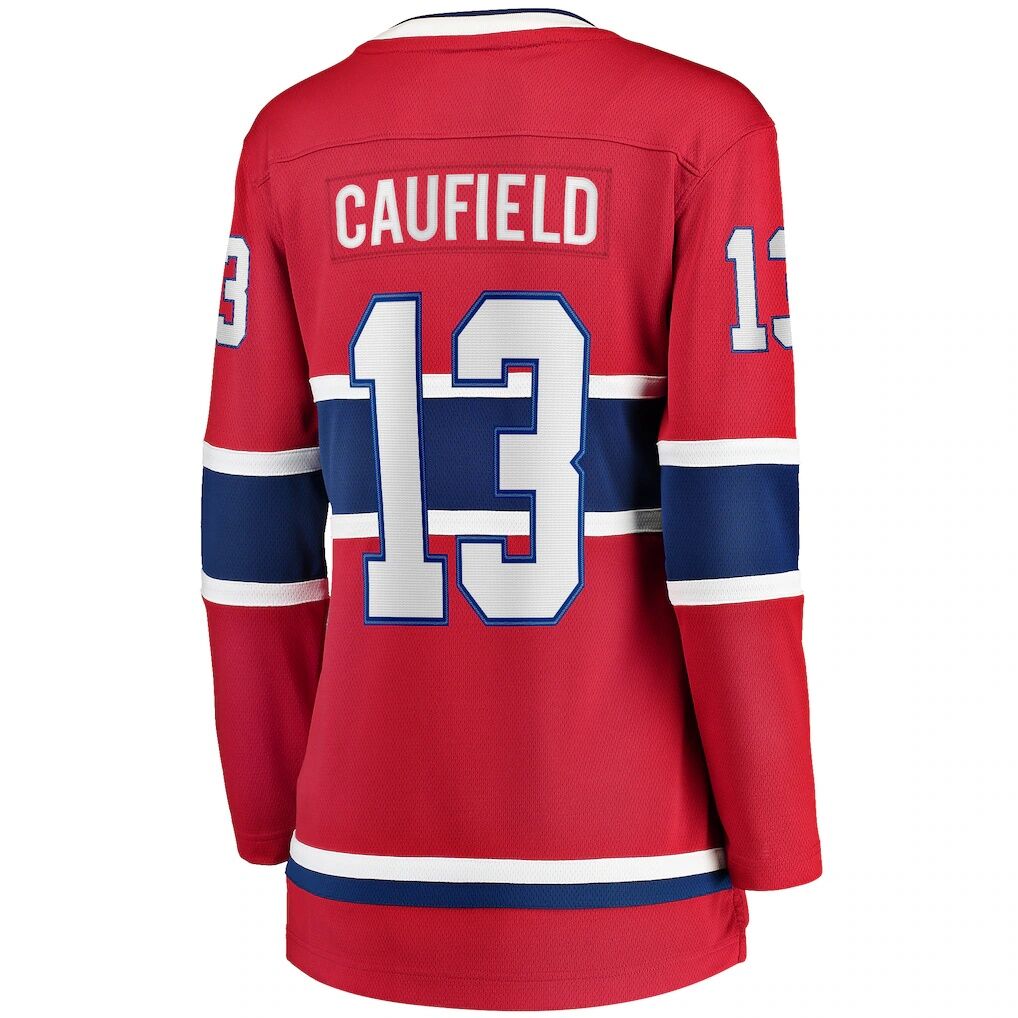 Cole Caufield Montreal Canadiens Fashion7 Women's Home Premier Breakaway Player Jersey Breakaway Jersey