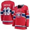 Cole Caufield Montreal Canadiens Fashion7 Women's Home Premier Breakaway Player Jersey Breakaway Jersey - Red - Front View