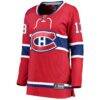 Cole Caufield Montreal Canadiens Fashion7 Women's Home Premier Breakaway Player Jersey Breakaway Jersey - Red - Side View