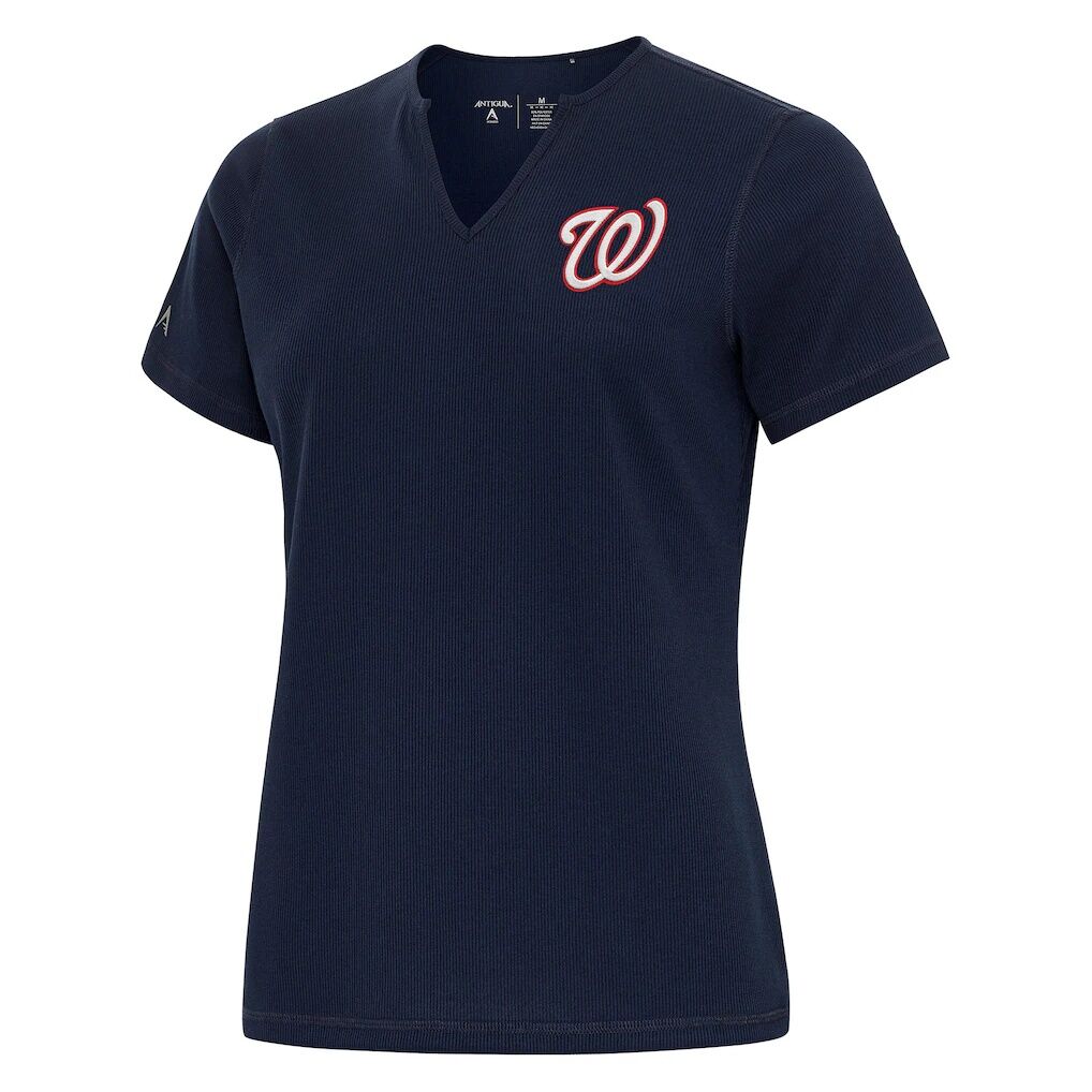 Washington Nationals Antigua Women's Notch Neck T-Shirt