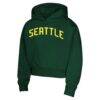 Seattle Storm Girls Youth Closer Pullover Hoodie - Green - Side View