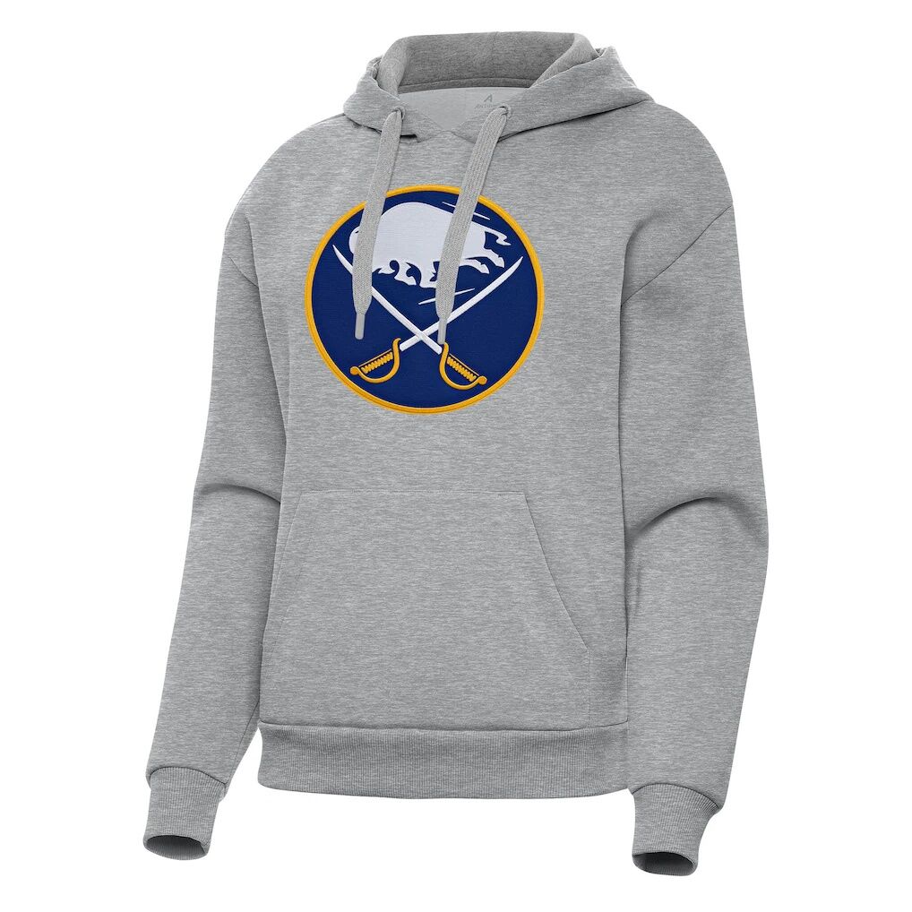 Buffalo Sabres Antigua Women’s Victory Pullover Hoodie – Heather Gray