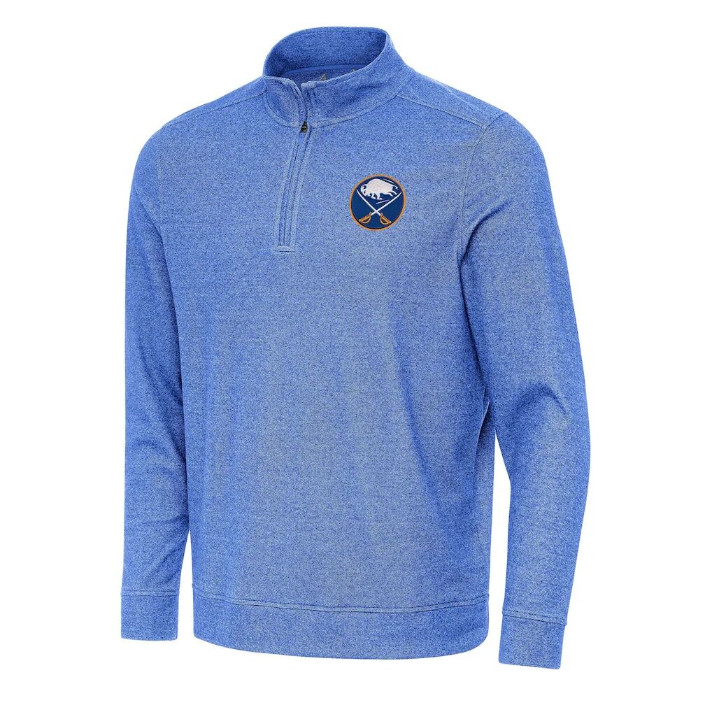 Buffalo Sabres Antigua Subtle Quarter-Zip Sweatshirt – Heather Royal